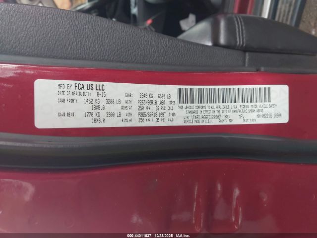 2015 DODGE DURANGO 1C4RDJAG6FC120907 Photo 8