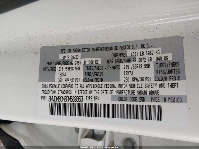 2023 MAZDA CX-30 3MVDMBCM8PM589353 Photo 8