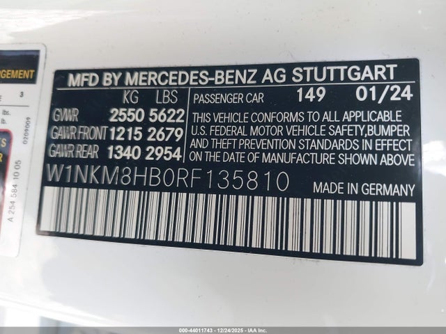 2024 MERCEDES-BENZ AMG GLC 43 W1NKM8HB0RF135810 Photo 8
