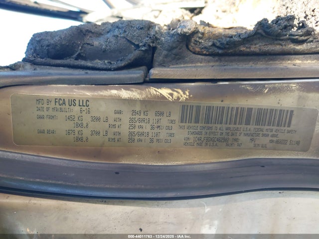 1C4RJFBGXGC462902 Jeep Grand Cherokee Limited