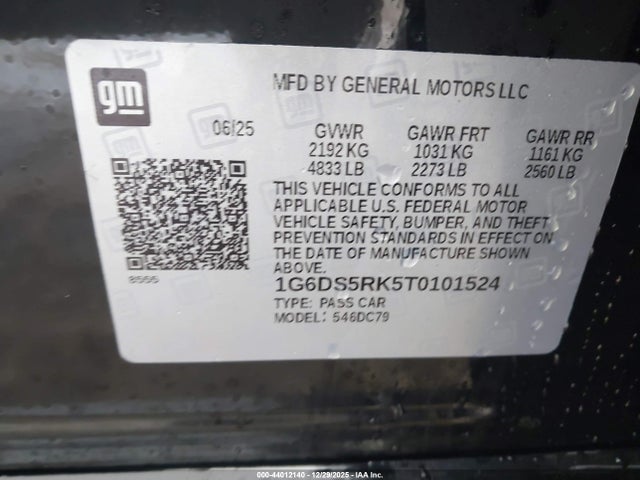 2026 CADILLAC CT5 1G6DS5RK5T0101524 Photo 8