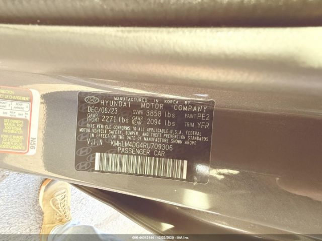 2024 HYUNDAI ELANTRA KMHLM4DG4RU709306 Photo 8