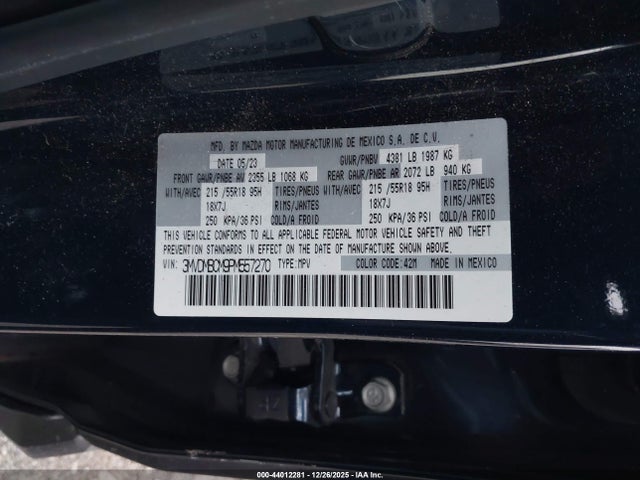 2023 MAZDA CX-30 3MVDMBCM9PM557270 Photo 8