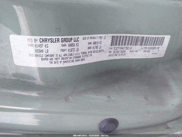 2012 FIAT 500C 3C3CFFDR4CT352114 Photo 8