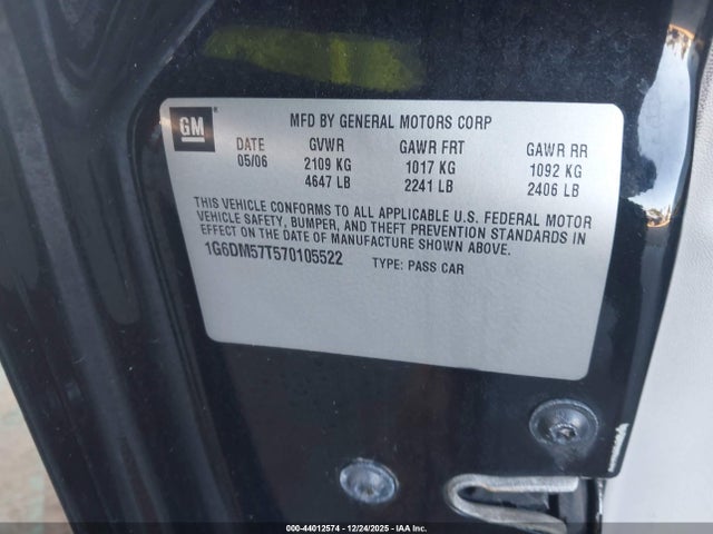 2007 CADILLAC CTS 1G6DM57T570105522 Photo 8