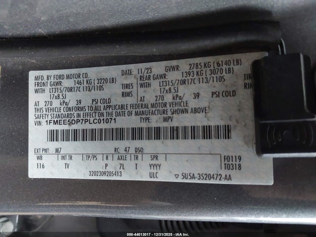 2023 FORD BRONCO 1FMEE5DP7PLC01071 Photo 8