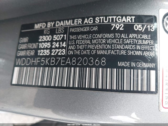 2014 MERCEDES-BENZ E 350 WDDHF5KB7EA820368 Photo 8