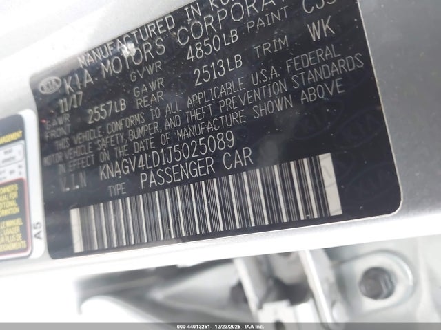 KNAGV4LD1J5025089 KIA Optima Plug-in Hybrid Ex