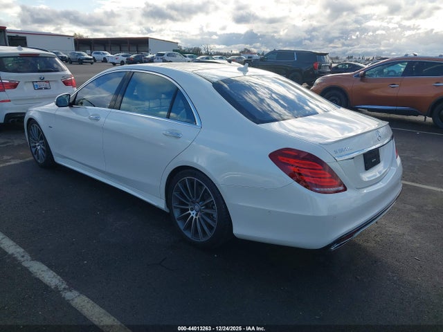 WDDUG6DB8HA316687 Mercedes-Benz S 550e Plug-in Hybrid