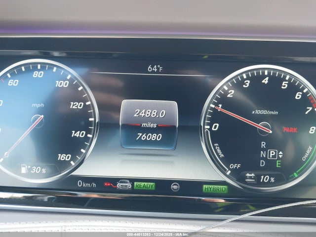 WDDUG6DB8HA316687 Mercedes-Benz S 550e Plug-in Hybrid