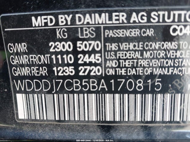 2011 MERCEDES-BENZ CLS 550 WDDDJ7CB5BA170815 Photo 8