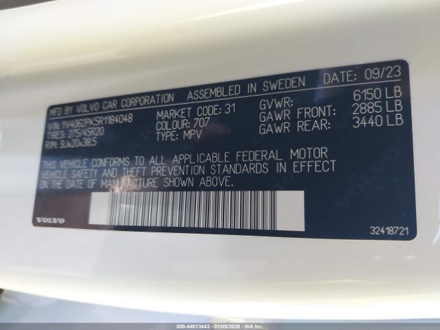 2024 VOLVO XC90 YV4062PK5R1184048 Photo 8