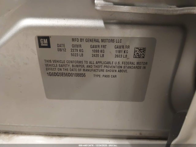 2013 CADILLAC CTS 1G6DG5E56D0108856 Photo 8