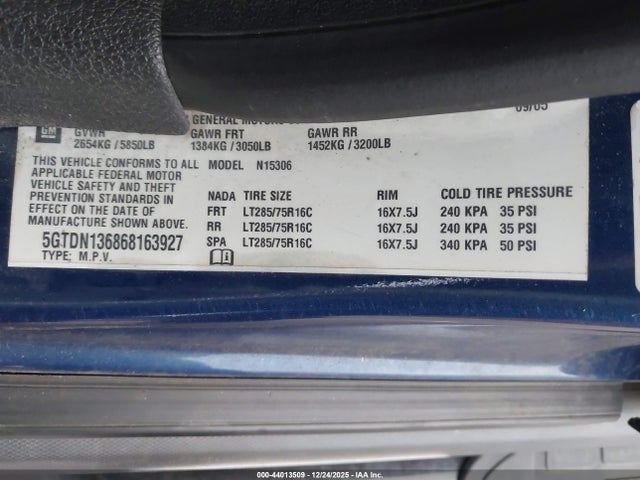 2006 HUMMER H3 SUV 5GTDN136868163927 Photo 8