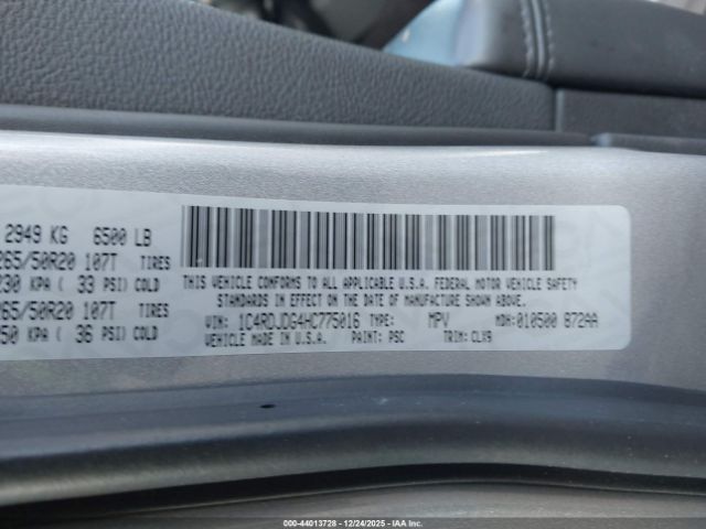 2017 DODGE DURANGO 1C4RDJDG4HC775016 Photo 8