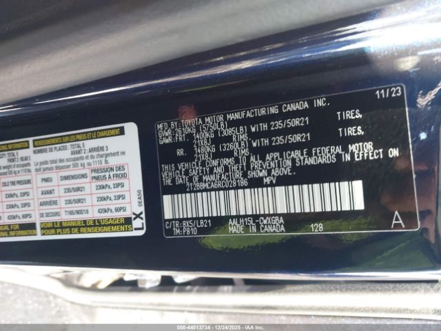 2024 LEXUS RX 350H 2T2BBMCA6RC028186 Photo 8