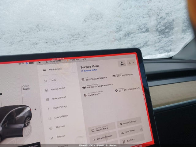 2022 TESLA MODEL Y 7SAYGDEE0NF382309 Photo 6