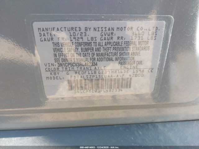 2024 NISSAN KICKS 3N1CP5CV3RL482334 Photo 8