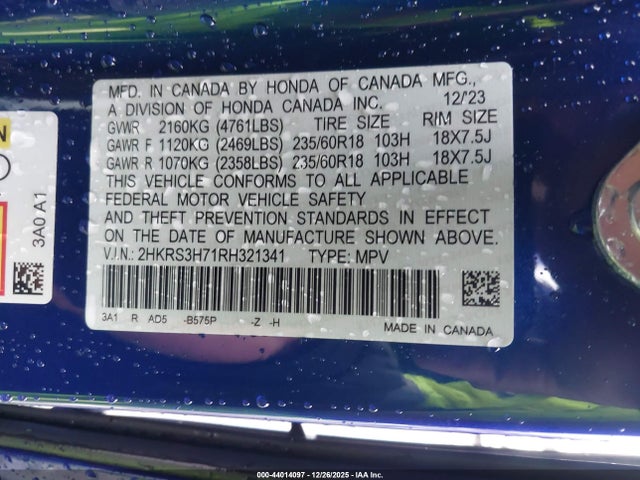 2024 HONDA CR-V 2HKRS3H71RH321341 Photo 8