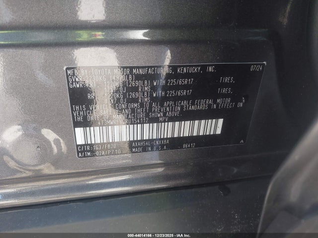 2024 TOYOTA RAV4 HYBRID 4T3MWRFV0RU154112 Photo 8
