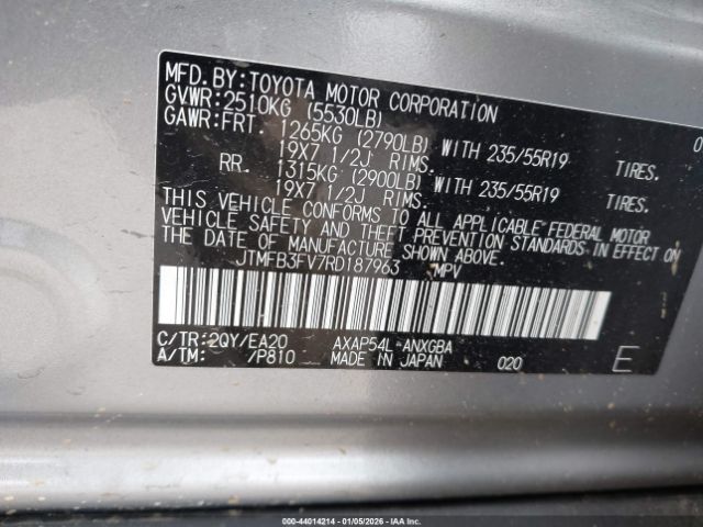 2024 TOYOTA RAV4 PRIME JTMFB3FV7RD187963 Photo 8