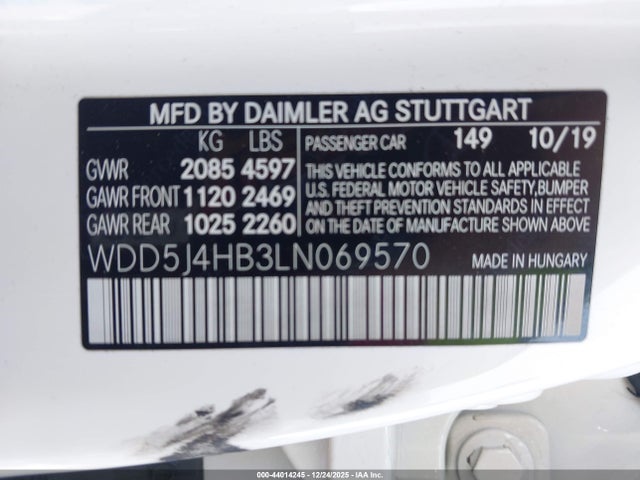 2020 MERCEDES-BENZ CLA 250 WDD5J4HB3LN069570 Photo 8