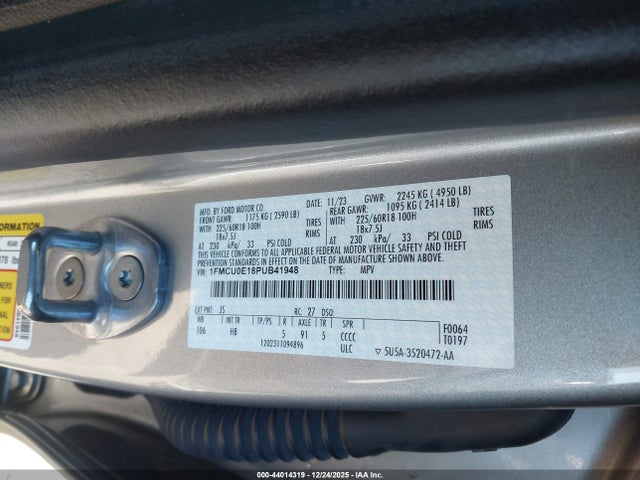 2023 FORD ESCAPE 1FMCU0E18PUB41948 Photo 8