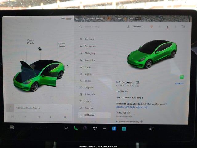 2019 TESLA MODEL 3 5YJ3E1EA0KF331784 Photo 6