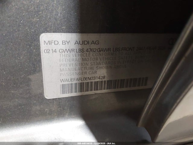 2014 AUDI A4 WAUEFAFL0EN031428 Photo 8