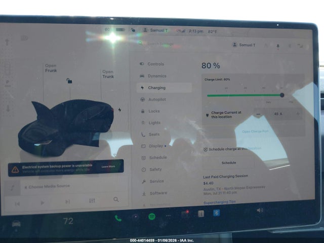 Aukcja sprzedaży 2025 Tesla Model 3, vin: 5YJ3E1EA4SF931742, numer aukcji: 44014459