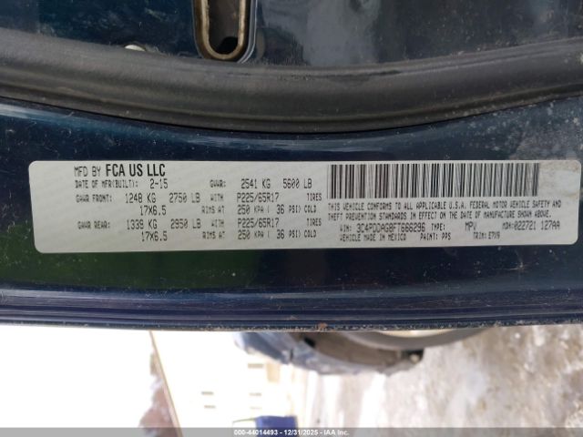 2015 DODGE JOURNEY 3C4PDDAG8FT666296 Photo 8