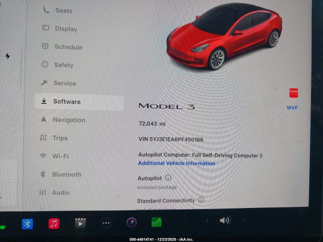 2023 TESLA MODEL 3 5YJ3E1EA6PF450186 Photo 6