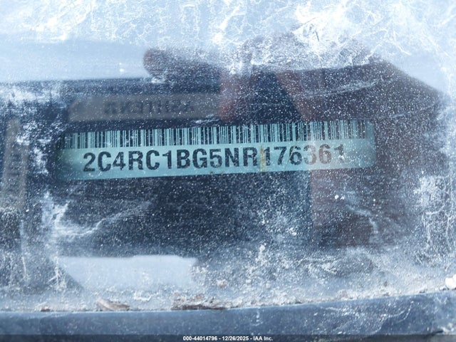 Aukcja sprzedaży 2022 Chrysler Pacifica Touring L, vin: 2C4RC1BG5NR176361, numer aukcji: 44014796