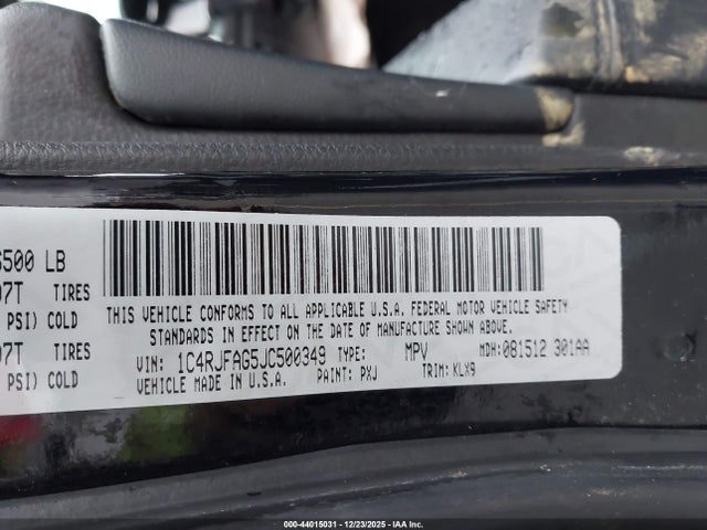 2018 JEEP GRAND CHEROKEE 1C4RJFAG5JC500349 Photo 8