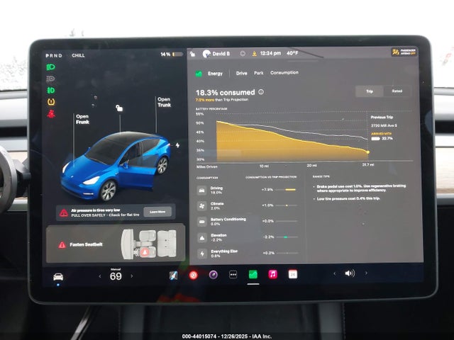5YJYGDEE0MF213404 Tesla Model Y Long Range Dual Motor All-wheel Drive