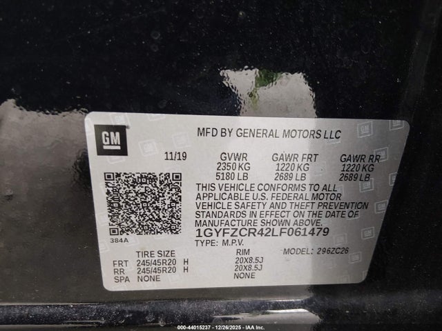 2020 CADILLAC XT4 1GYFZCR42LF061479 Photo 8
