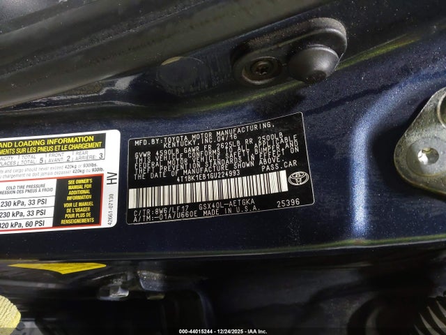 4T1BK1EB1GU224993 Toyota Avalon