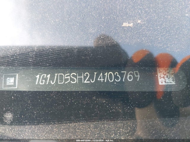 1G1JD5SH2J4103769 Chevrolet Sonic Lt Auto