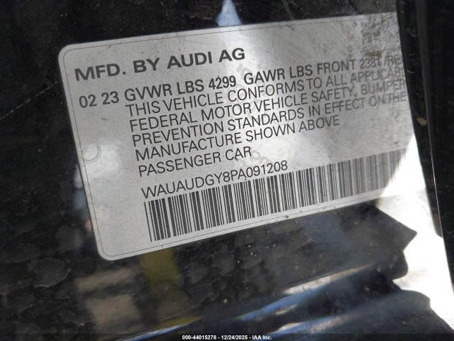 2023 AUDI A3 WAUAUDGY8PA091208 Photo 8