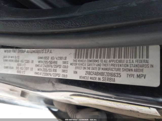 2014 FIAT 500L ZFBCFABH8EZ016635 Photo 8