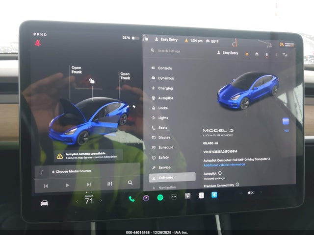 Продаж на аукціоні авто 2018 Tesla Model 3 Long Range/mid Range, vin: 5YJ3E1EA3JF016914, номер лоту: 44015466