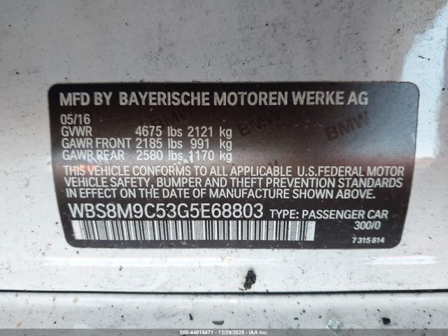 2016 BMW M3 WBS8M9C53G5E68803 Photo 8