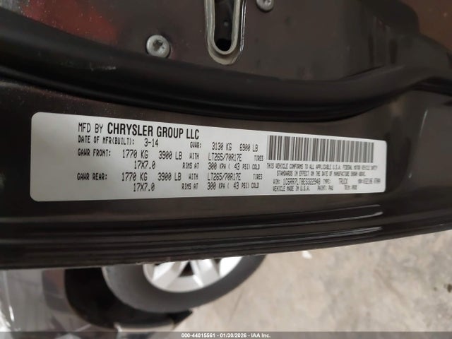 Aukcja sprzedaży 2014 Ram 1500 Slt, vin: 1C6RR7LT8ES322948, numer aukcji: 44015561