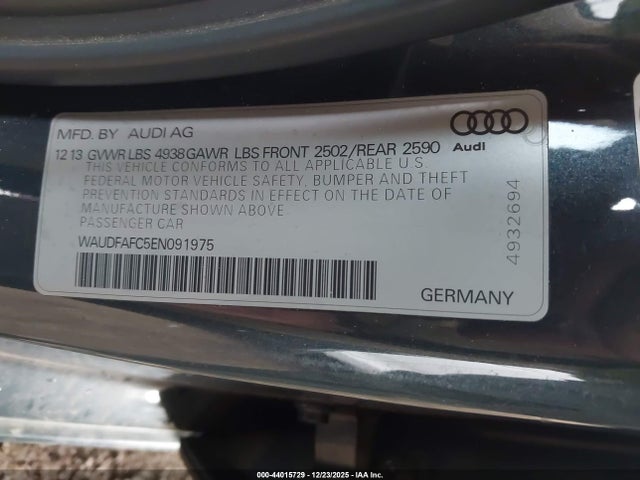 2014 AUDI A6 WAUDFAFC5EN091975 Photo 8