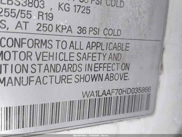 2017 AUDI Q7 WA1LAAF70HD035866 Photo 8