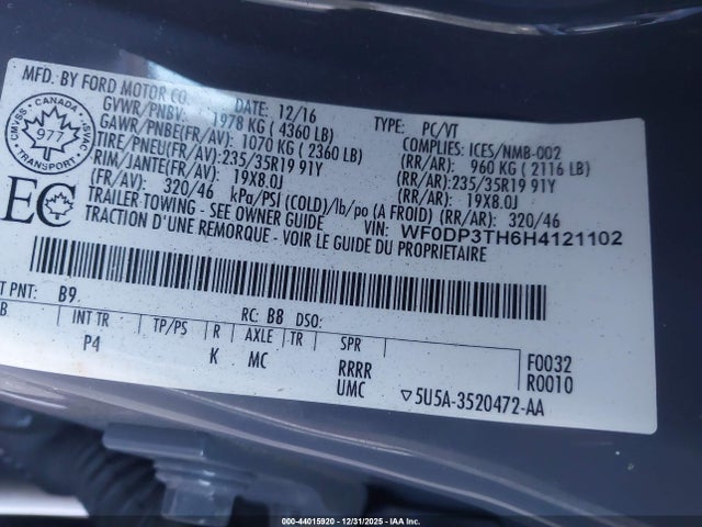 2017 FORD FOCUS RS WF0DP3TH6H4121102 Photo 8