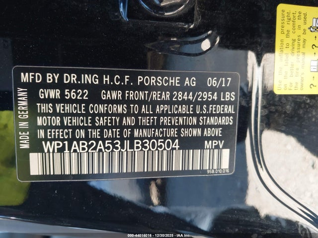 2018 PORSCHE MACAN WP1AB2A53JLB30504 Photo 8