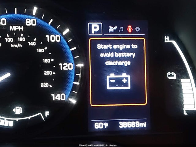 KMHC65LC8KU131313 Hyundai Ioniq Hybrid Blue