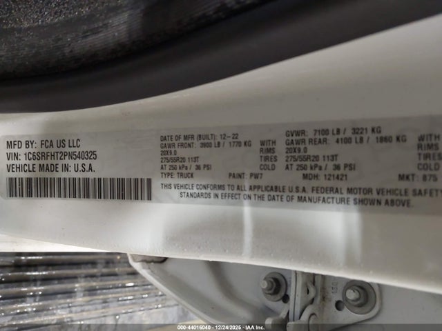 2023 RAM 1500 1C6SRFHT2PN540325 Photo 8