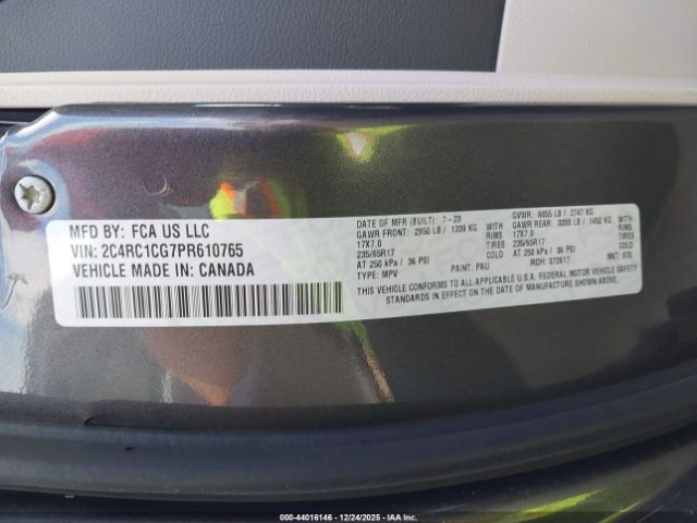 2023 CHRYSLER VOYAGER 2C4RC1CG7PR610765 Photo 8